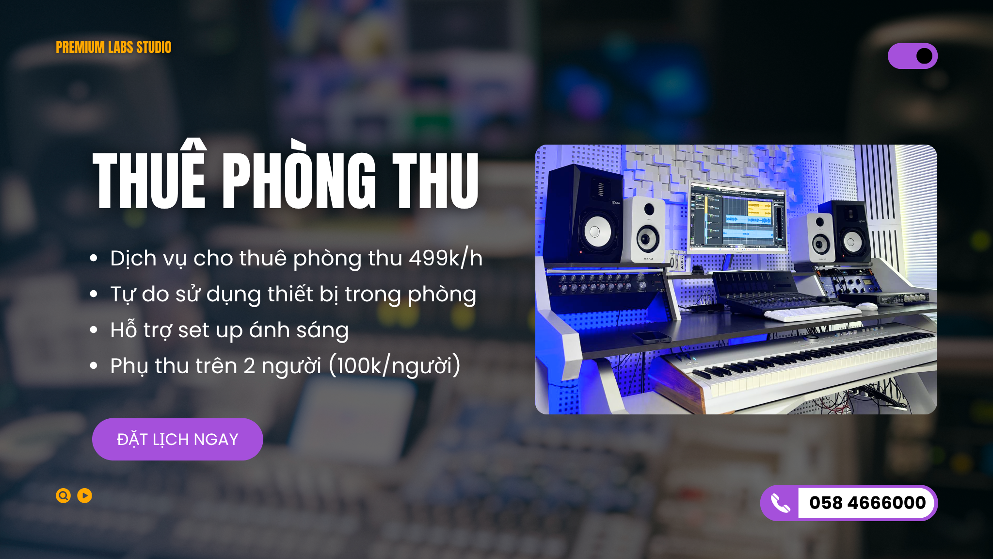 Cho Thuê Phòng Thu