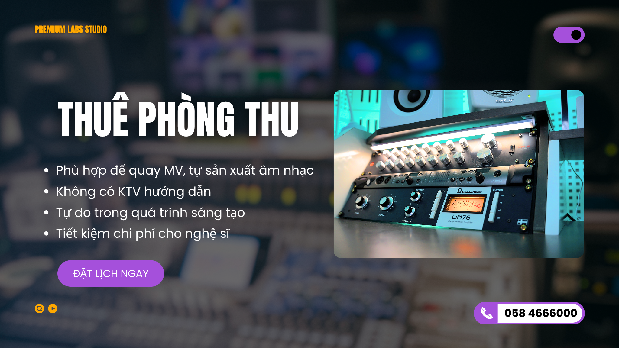 Cho Thuê Phòng Thu